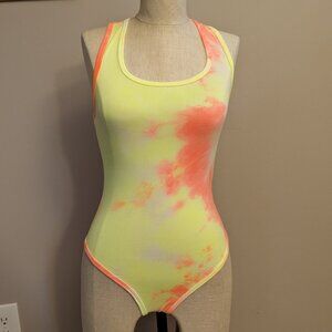 Zenana Outfitters Neon Tie-Dye Bodysuit